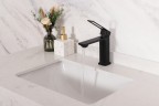 Смеситель для раковины Gid Niagara L057-BM-K L057BMK черный матовый