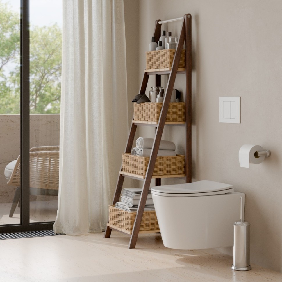 Унитаз подвесной IBERICA BLANCA BURGOS ALTO Rimless белый (IB.BRA.231.1B1)