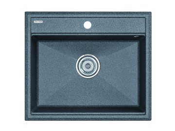 Мойка STEPIA 60, IT-GRANIT, PM115951-DG, графит, 590х510, Paulmark