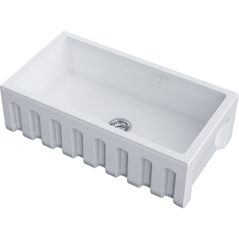 Кухонная мойка Omoikiri Mikura 83-WH Glossy Natceramic/белый глянцевый