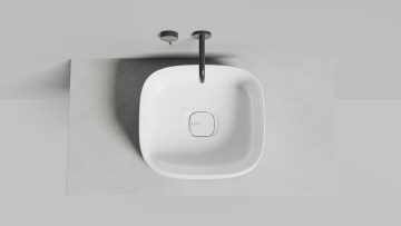Раковина накладная ORIENTE BOWL 450х405х140 S-Sense Глянцевое