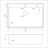 Мойка EMAR EMB-125A EMB-125A PVD Nano Coppery