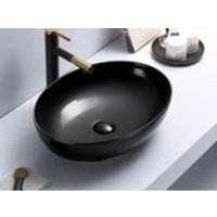 Раковина Ceramalux овальная 78590B черный