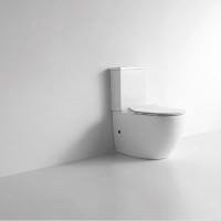 Унитаз напольный Ceramalux с сиденьем и бачком K2176-1 цвет белый