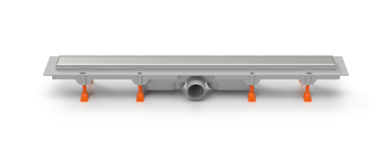 Душевой желоб MILLEAU Multi*2 в 1 M650MS с комбинированным затвором и двухсторонней решеткой нержавеющая сталь