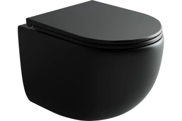 Подвесной унитаз UP безободковый, смыв торнадо CN4007MB