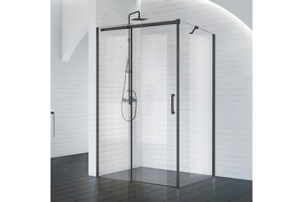 Душевой уголок BelBagno ACQUA-AH-1-130/90-C-NERO