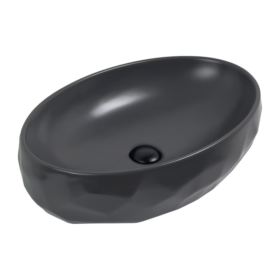Раковина Gid Dgm9030wx 53406 накладная серая матовая 60x40x15