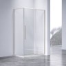 Душевой уголок Слим-Н (Slim-N) VSR-4SN8011CLBN, 1100*800, брашированный никель, стекло прозрачное