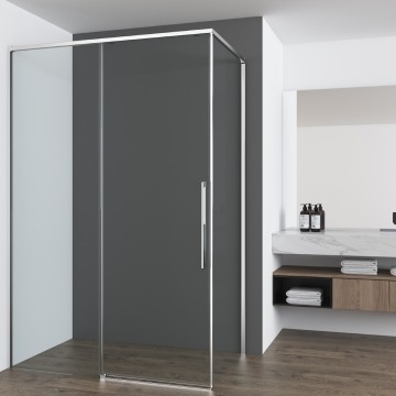 Душевой уголок Ультима (Ultima) VSR-7UL1012CL, 1200*1000, хром, стекло прозрачное