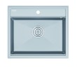 Мойка STEPIA 60, IT-GRANIT, PM115951-GRM , серый металлик, 590х510, Paulmark