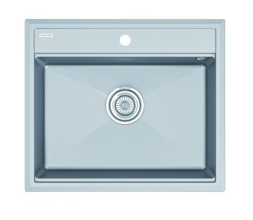 Мойка STEPIA 60, IT-GRANIT, PM115951-GRM , серый металлик, 590х510, Paulmark