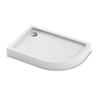Душевой поддон Veconi Tezeo acrylic TZ-55L, 1000x900x150, акрил, белый