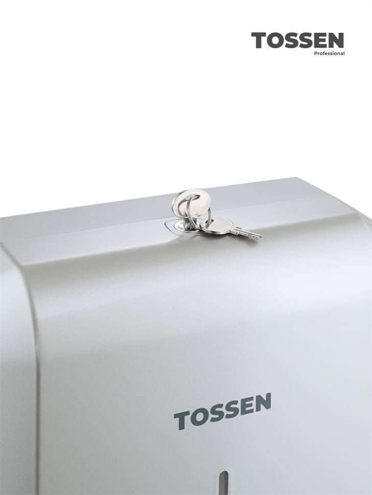 TOSSEN Z-7336 PM - диспенсер бумажных полотенец (коллекция «Классический серый»)