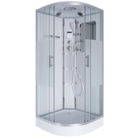 Душевая кабина Niagara Ultra NG-302-01 (100х100х220) низкий поддон(16см),стекло матовое,4 места