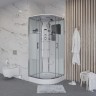 Душевая кабина Niagara Ultra NG-302-01 (100х100х220) низкий поддон(16см),стекло матовое,4 места