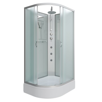 Душевая кабина Niagara Classic NG-33194-14RBKTG (110х90х210) средний поддон(26см),стекло матовое,4 места