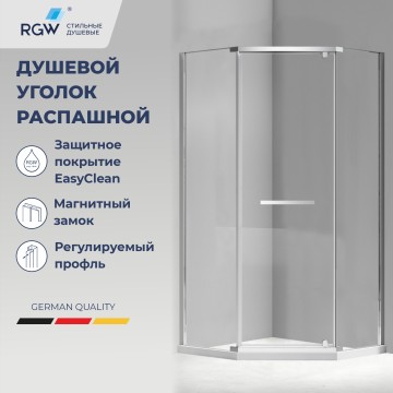 Душевой уголок RGW PA-83 (Прозрачное, 900x900)