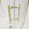 Душевой угол Veconi Evo 300 G, 1200х800x1950, золото брашинг, прозрачное стекло