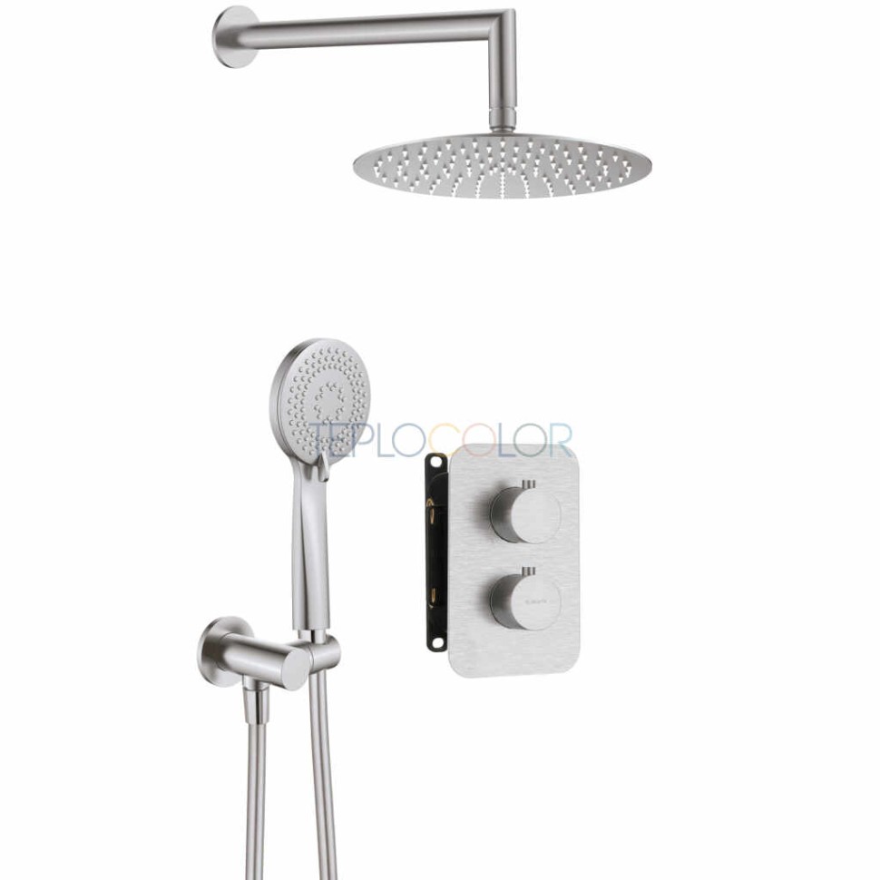 Набор для душа скрытого монтажа, с термостатическим BOXом