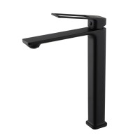 Смеситель высокий для раковины Gid Niagara L057-BM-D L057BMD черный матовый