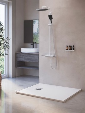 Душевой поддон RGW Stone Tray ST-W, искусственный камень, белый, 70 см x 170 см