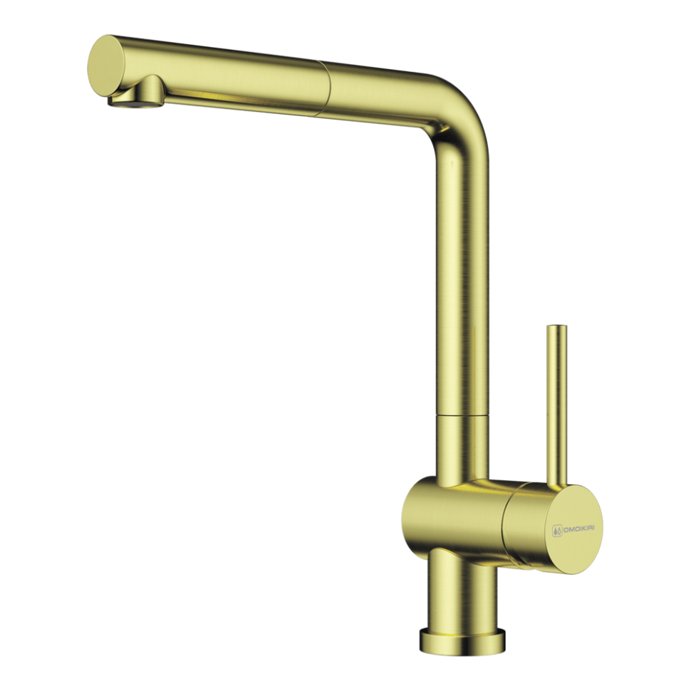 Смеситель для кухни Omoikiri Akashi-S-LG латунь/светлое золото