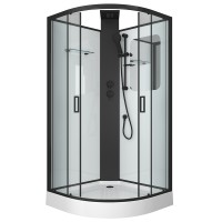 Душевая кабина Grossman Elegans GR250 (100х100х217) дверь раздвижная,5 мест