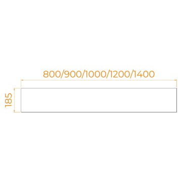 Экран для поддона RGW NA/STYLE фронтальный (900)