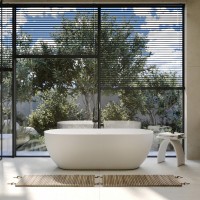 ΠΠ°Π½Π½Π° ΠΈΠ· ΠΈΡΠΊΡΡΡΡΠ²Π΅Π½Π½ΠΎΠ³ΠΎ ΠΊΠ°ΠΌΠ½Ρ ABBER Stein AS9613-1.7 Π±Π΅Π»Π°Ρ ΠΌΠ°ΡΠΎΠ²Π°Ρ